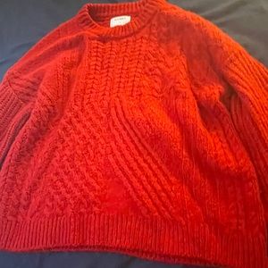 Womens old navy red sweater